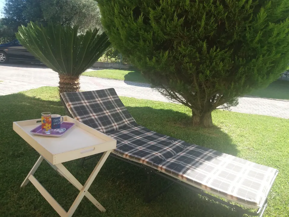 The garden at Petite Palace Fourka